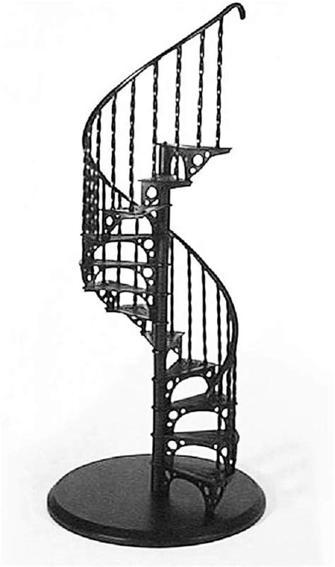 Spiral Staircase Kit Metal 1:12 Scale Stairs 